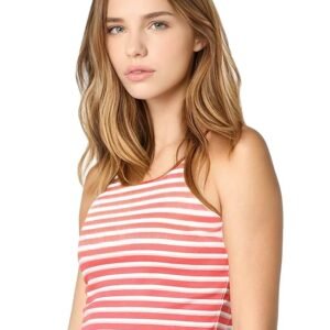 ONLY Women Cotton Regular Striped Tank Top