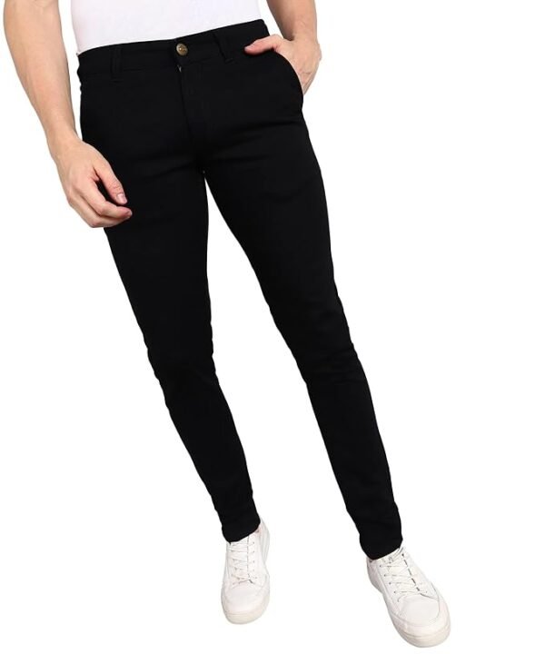 Urbano Fashion Men Mid Rise Slim Fit Washed Jeans Stretchable - Image 2
